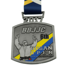 Médaille BJJ Jiu-Jitsu personnalisée en alliage de zinc